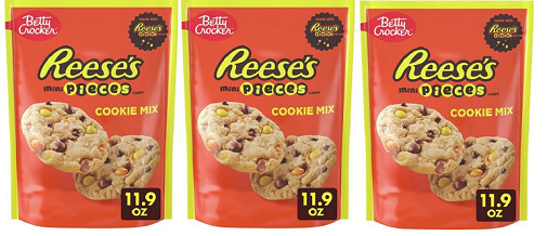 Betty Crocker Cookie Mix Reese's Mini Pieces 3 Pack