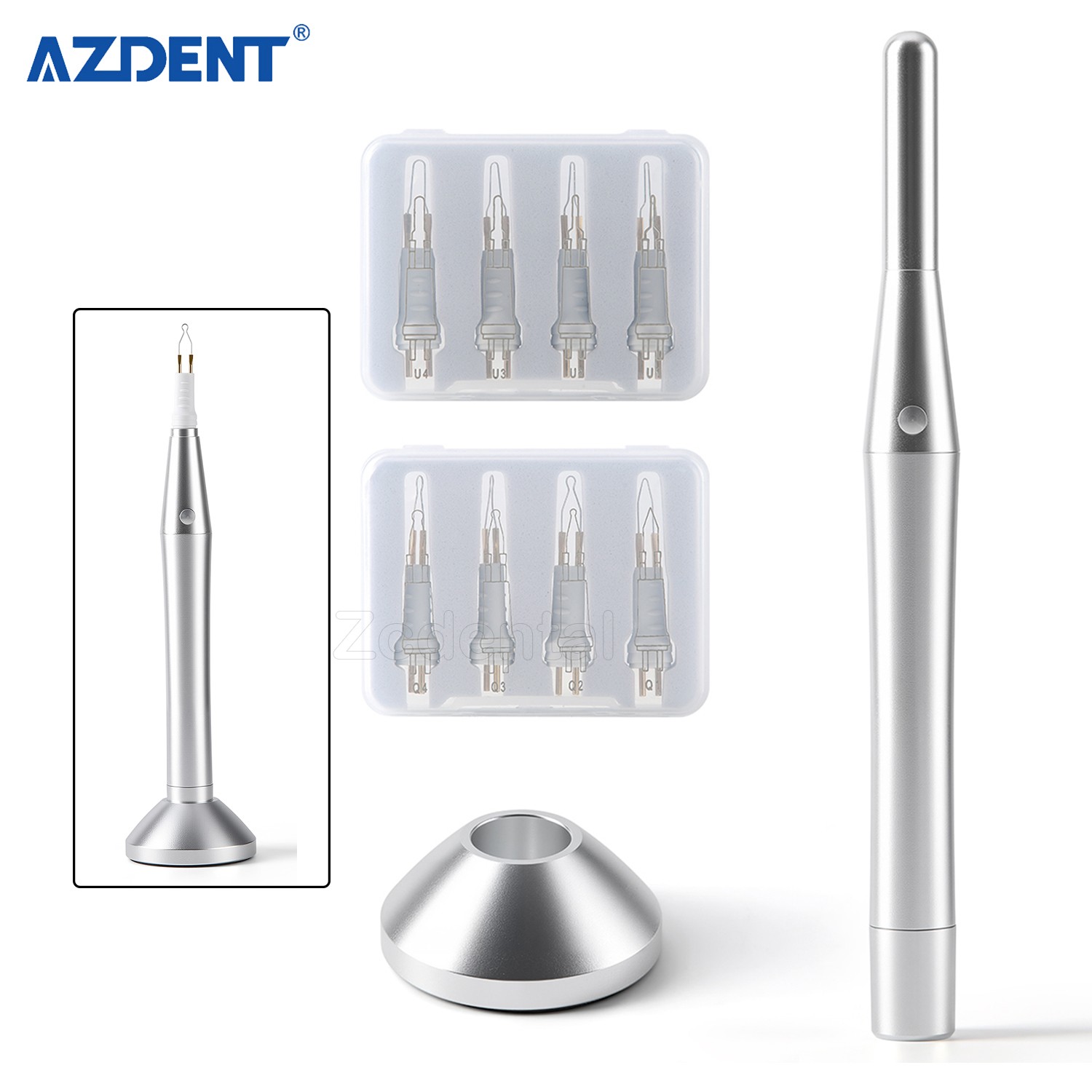 Dental Cordless Gutta Cutter Percha Tooth Gum Cut off with 8pcs Heated Tip