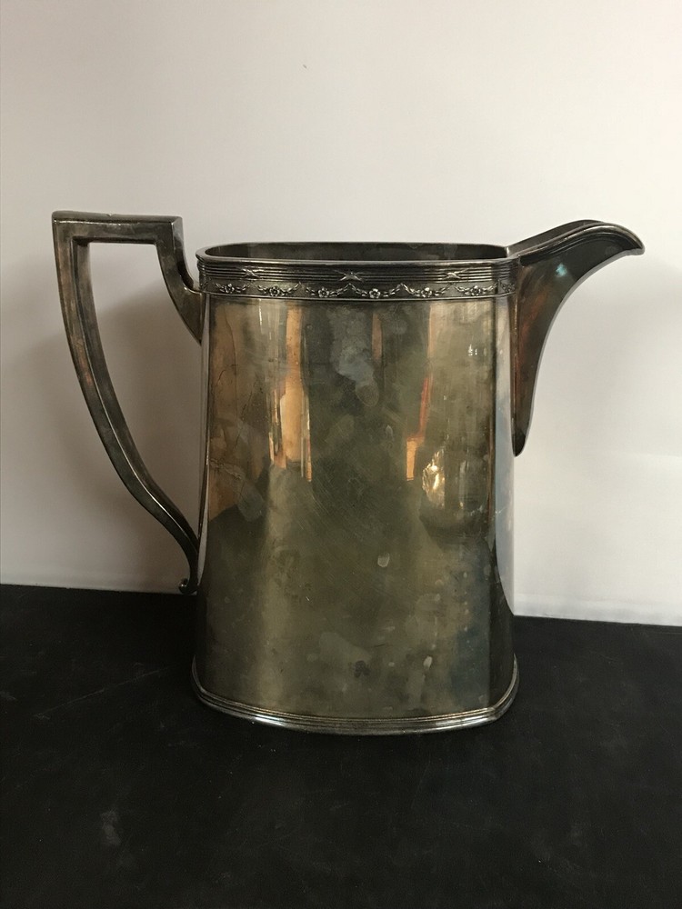 Custom Nickel and Silver Plate Tea Set