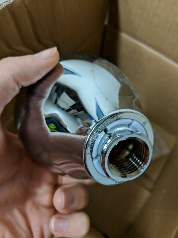 Moen T2662EP Single Function Shower Head and two shower arms 