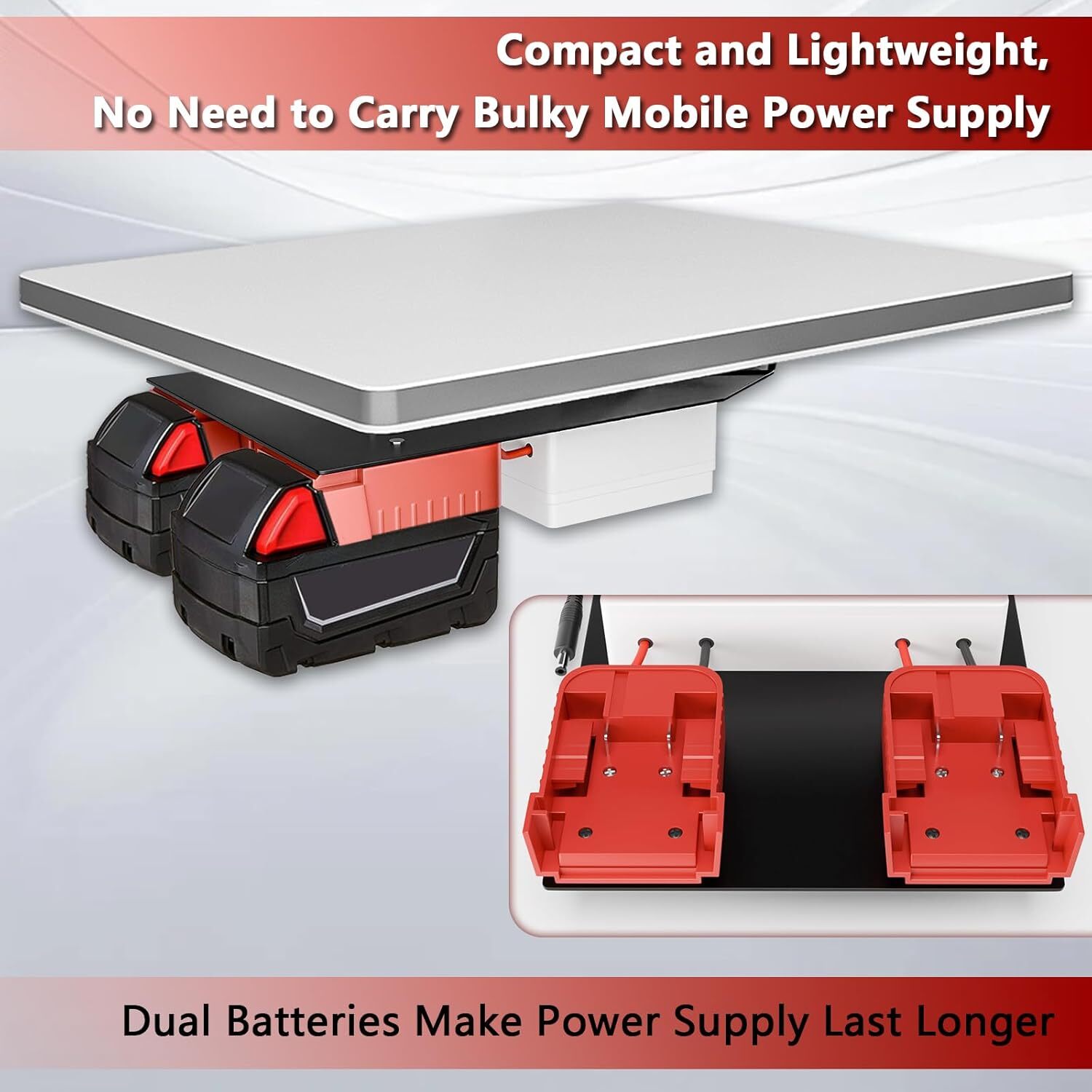Starlink Mini Battery Adapter for Milwaukee Battery, Starlink Mini Battery Pack