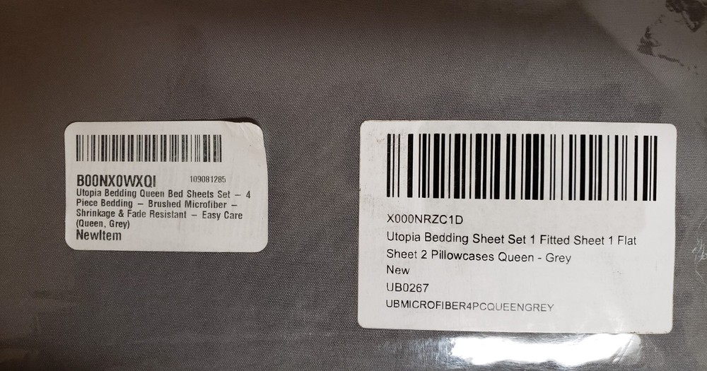 Queen - Utopia Bedding Bed Sheet Set - 4 Piece Bedding - Brushed Microfiber NEW