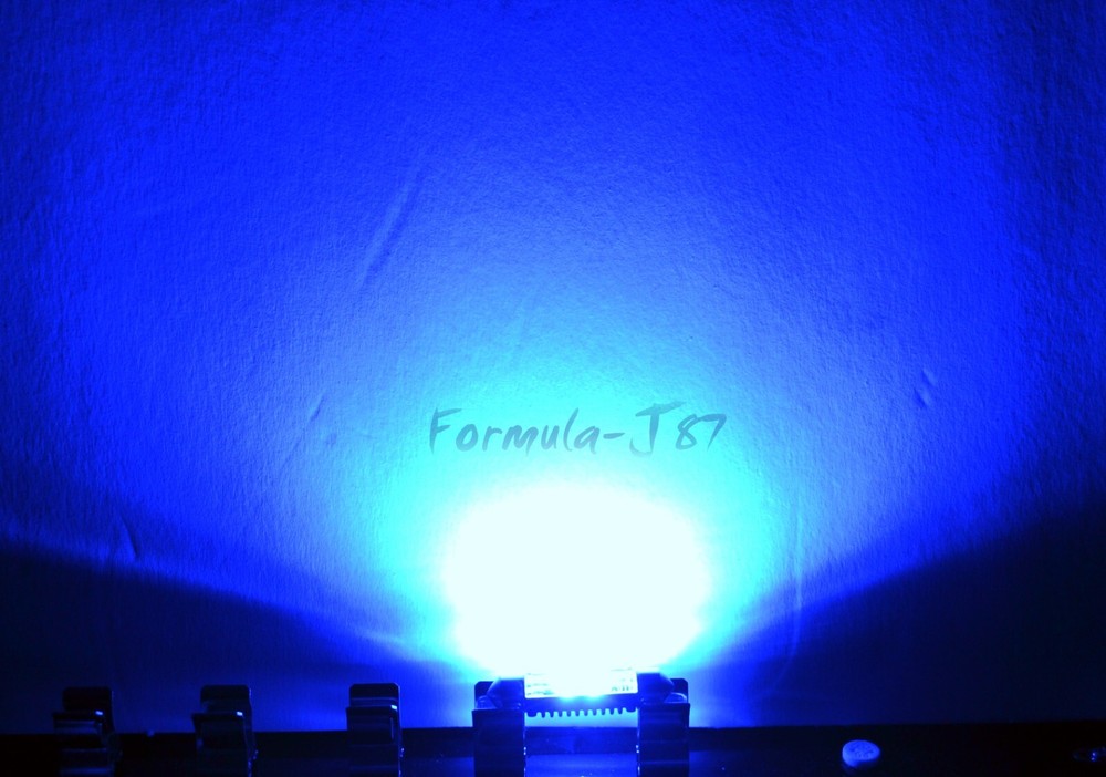 LED Light Canbus Error Free DE3175 5W Blue 10000K Two Bulb Interior Dome Replace