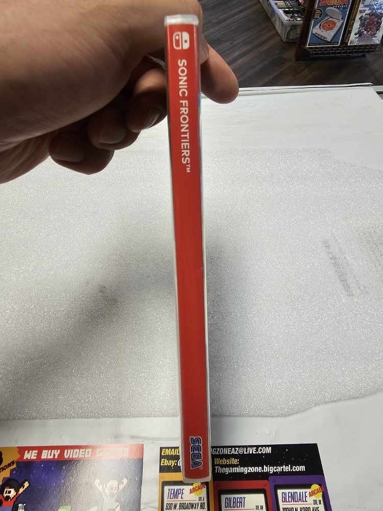 Authentic Replacement Case ONLY. Sonic Frontiers (Nintendo Switch) No Game!!