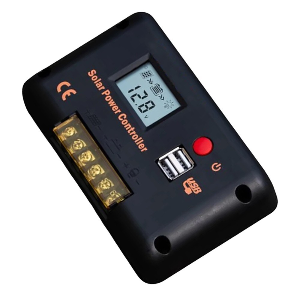 Optimal 30A Solar Charge Controller for 12V/24V with Easy Mode Switching