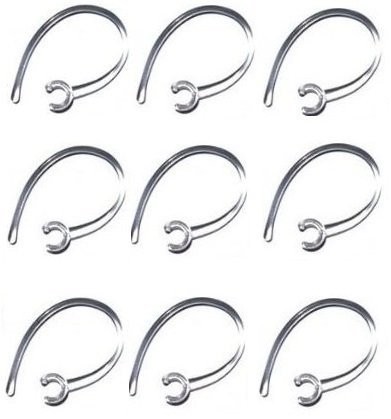 Tricon Universal Small Clamp Bluetooth Ear Hook Loop Clip small, Clear
