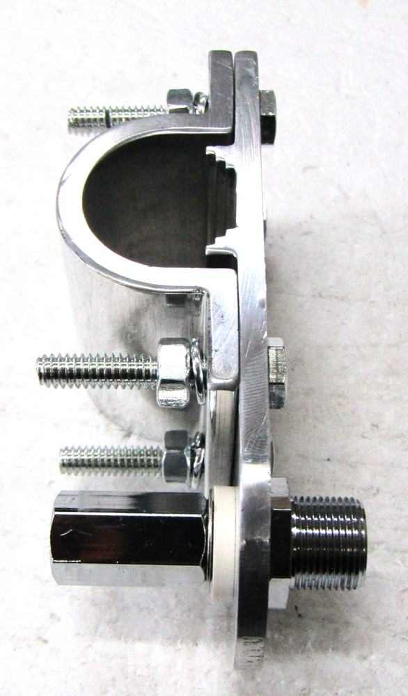 Workman HMBB1 CB Antenna Horizontal Mirror Mount 1" Bar SO-239 Stud Bracket Kit