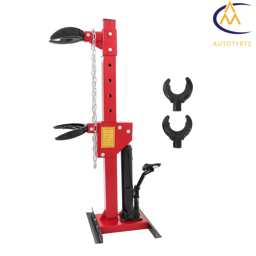 Coil Spring Compressor Red Auto Strut Hydraulic Compressor Removing Tool 4.5T