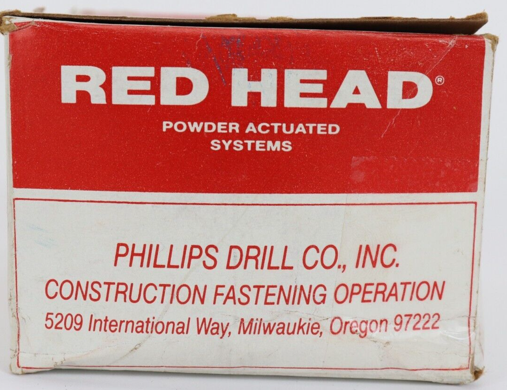 2" Red Head Drive Pins Power Actuated 100 count