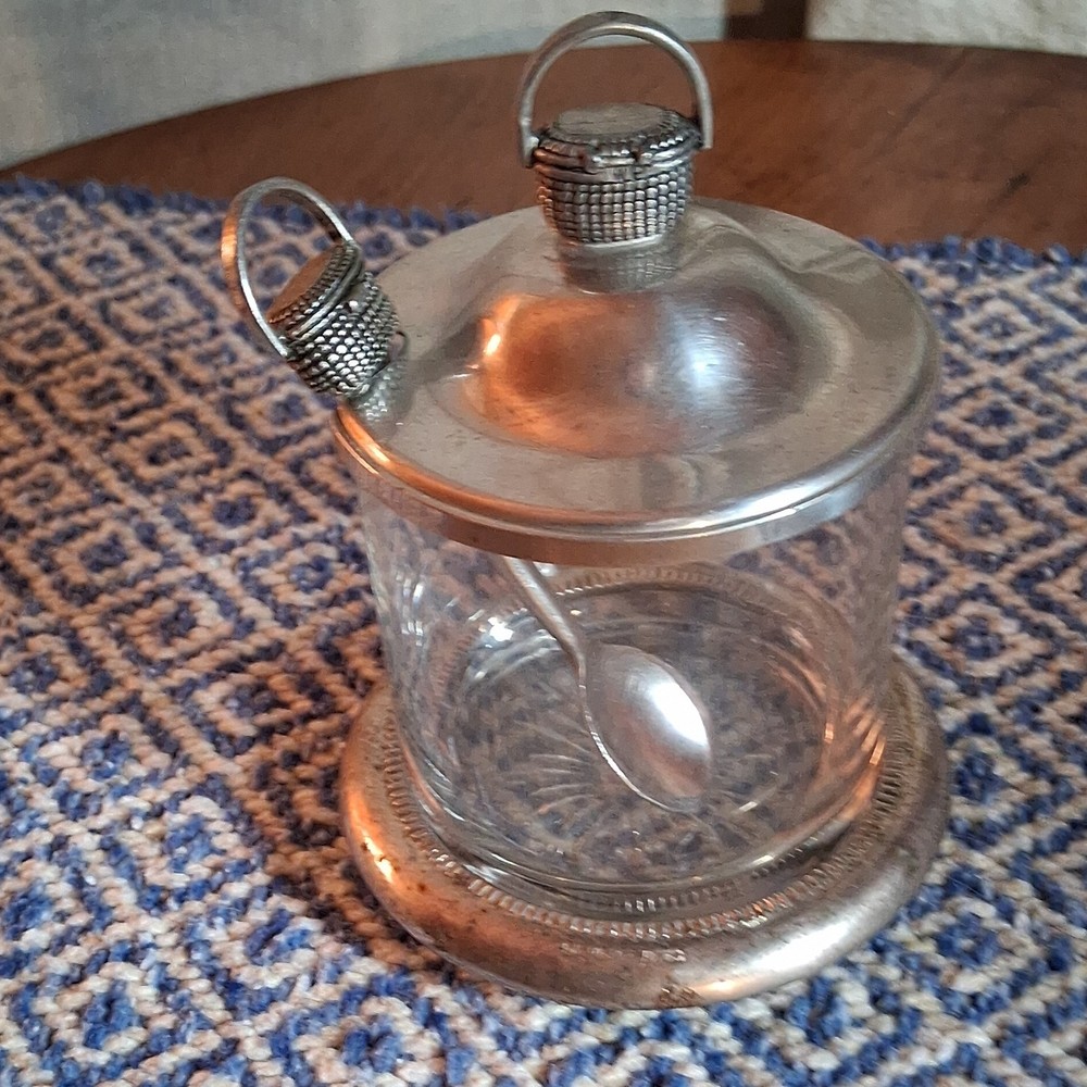 Sugar Dish Silver Plated