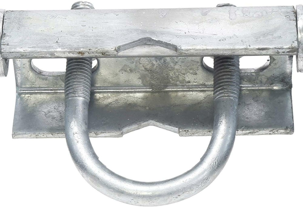 Chain Link Double Wheel Carrier w/ 6" Solid Rubber Wheels for Sliding Gates
