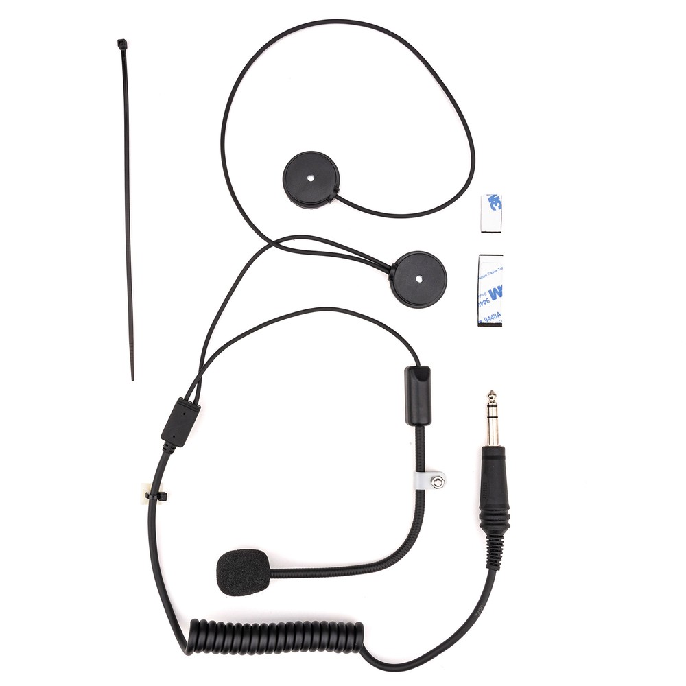 Terratrip Professional Intercom Headset For Open Face Race / Rally Helmet