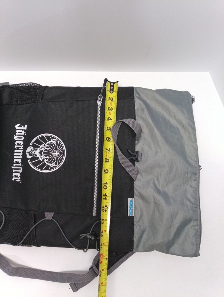 iCOOL Jagermeister Fold Down Back Pack Cooler Bag Black