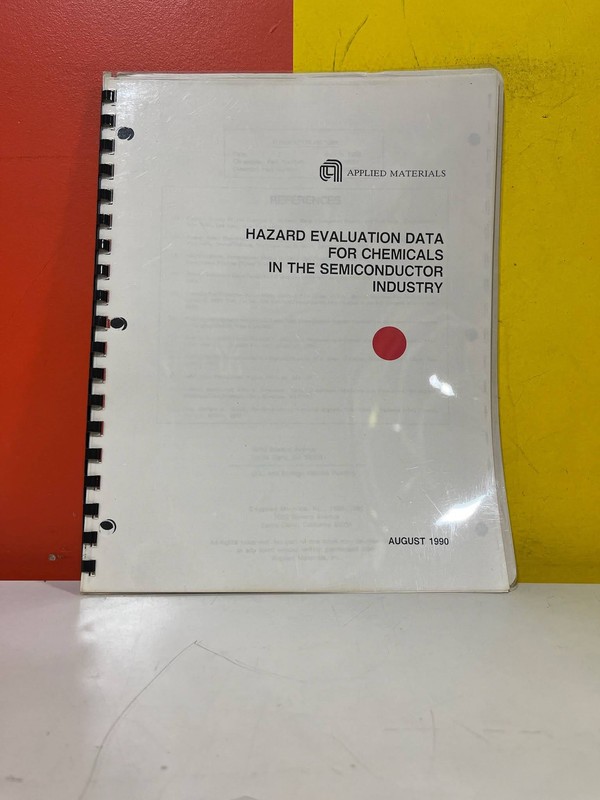 APPLIED MATERIALS 1990 System Manual