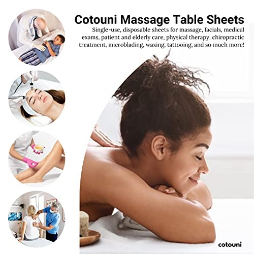 Massage Table Sheets - Disposable Bed Sheets, Exam Table Paper for