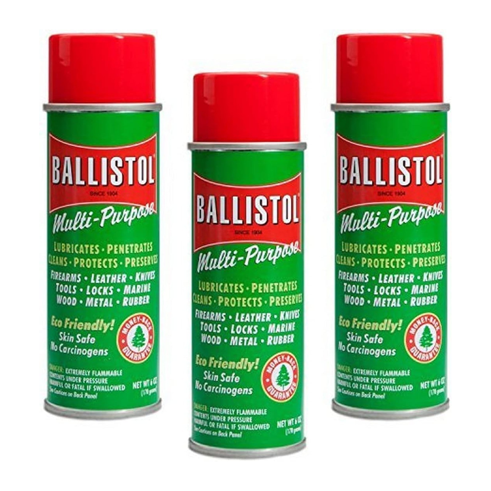 3PK Ballistol Multi-Purpose Oil Lubricant Cleaner Protectant 6oz Aerosol Spray