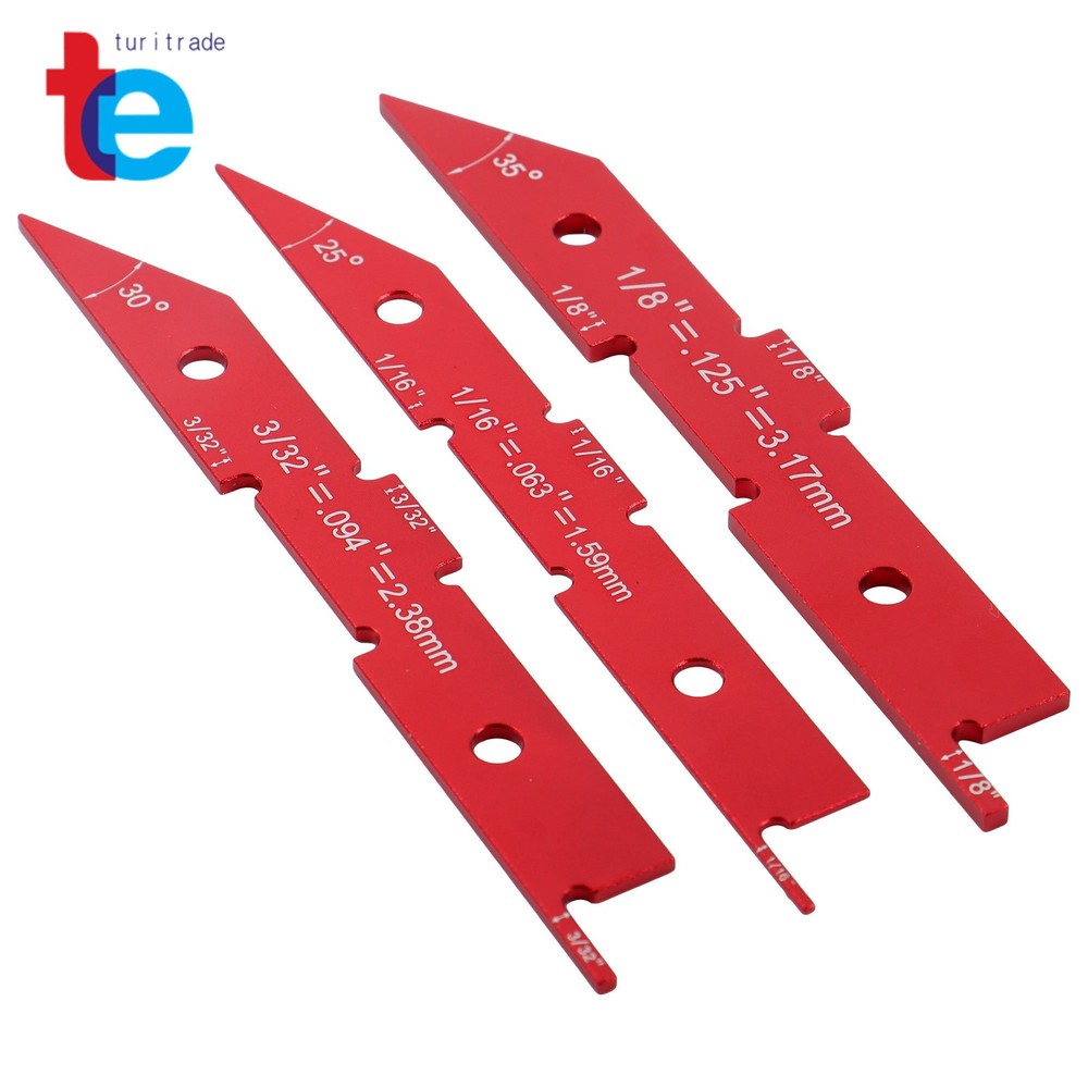 14 Pcs Aluminum Precision Router Table Setup Bars Setup Blocks Woodworking