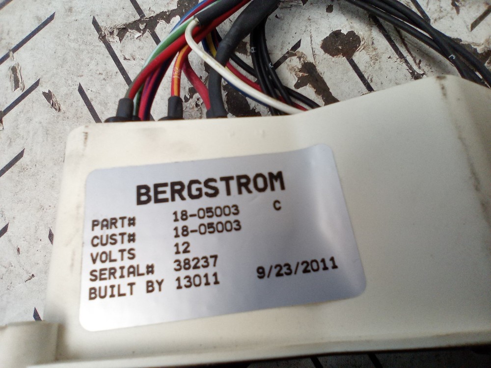 Peterbilt Bergstrom 18-05003 Temperature Control