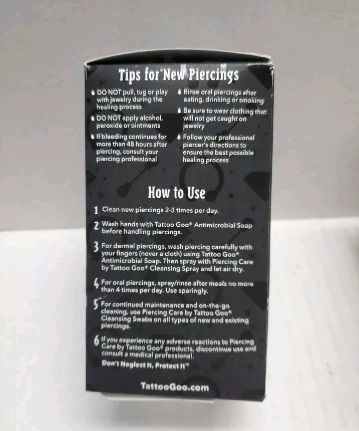 Piercing Aftercare Kit Set Complete Body