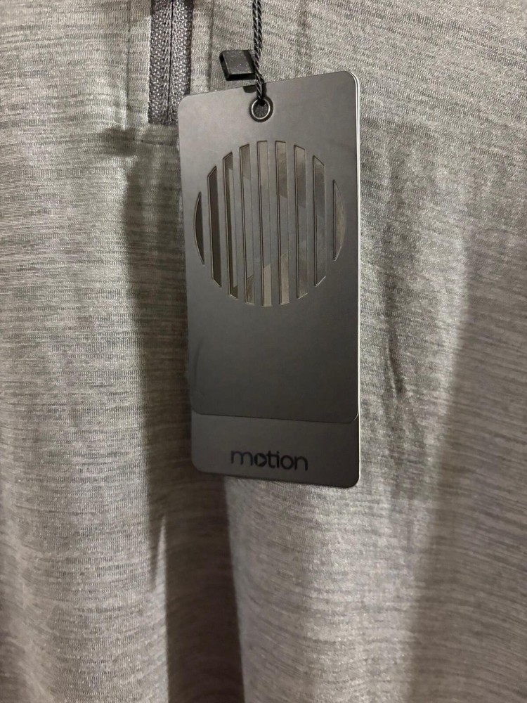 Motion Charcoal 1/4 Zip Pullover Lightweight Active Top Small