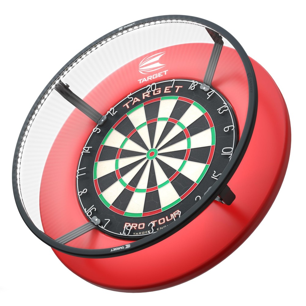 Target Darts Corona Vision Dartboard Lighting System, Black Frame | White LED