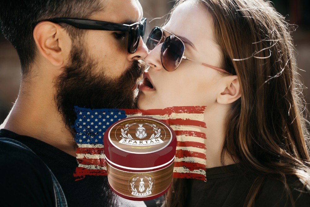 Spartan Beard & Mustache Growth Balm with Minoxidi, Bergamot & Biotin 60ml/2 oz