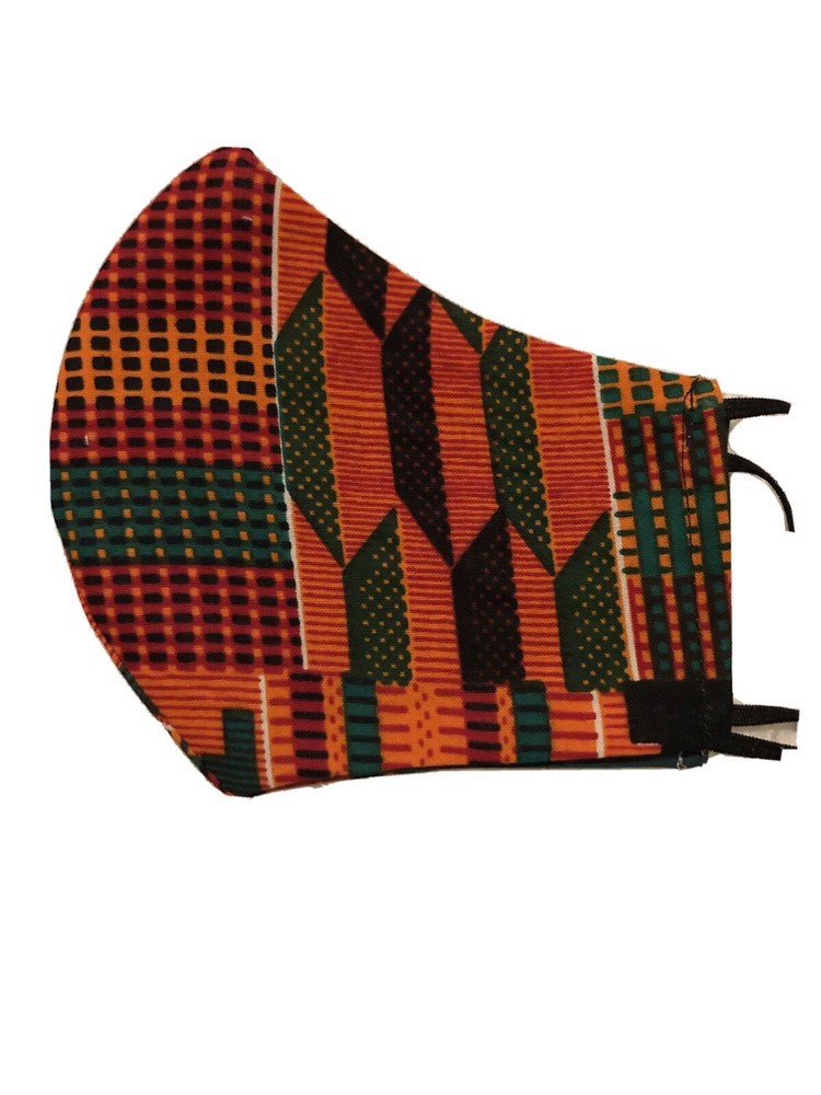 african print face mask