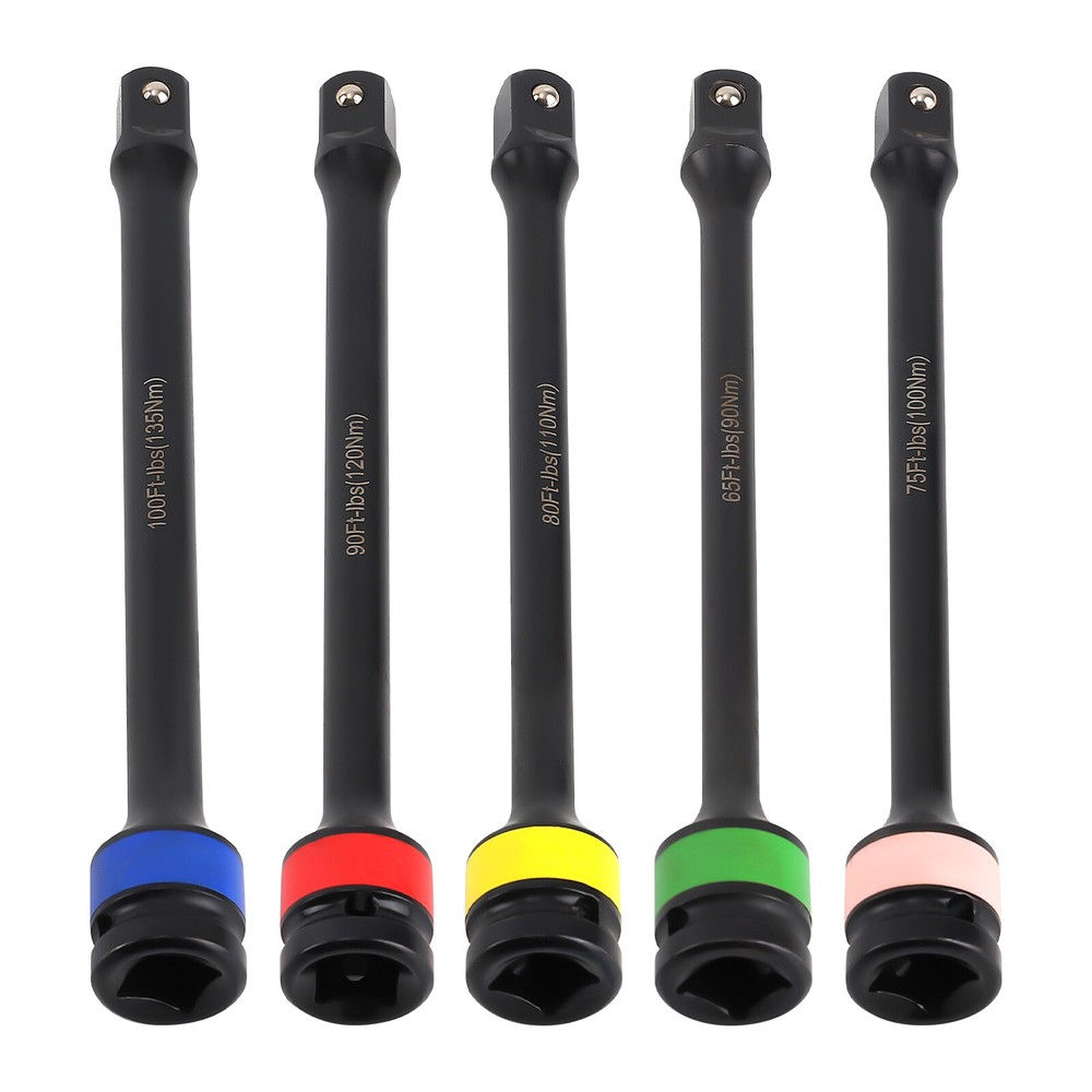 1/2" Drive Torque Limiting Bar Set 10pcs Lug Nut Torque Stick Set 42crmo