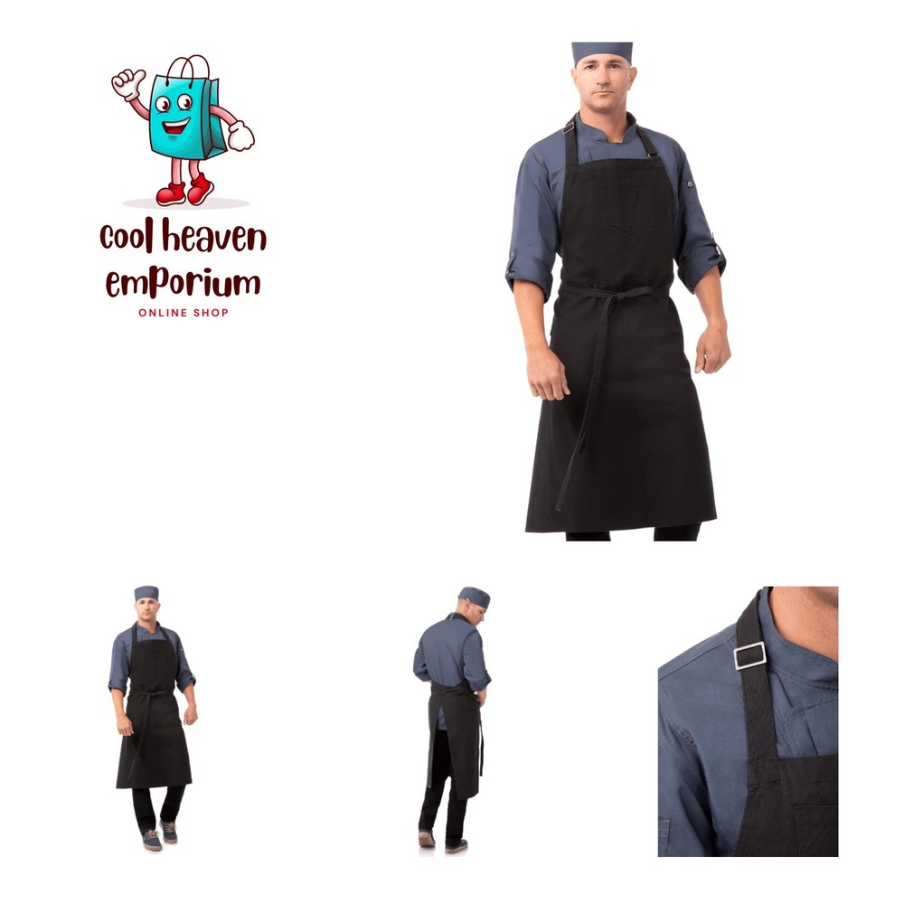 Unisex Rockford Chefs Bib Apron