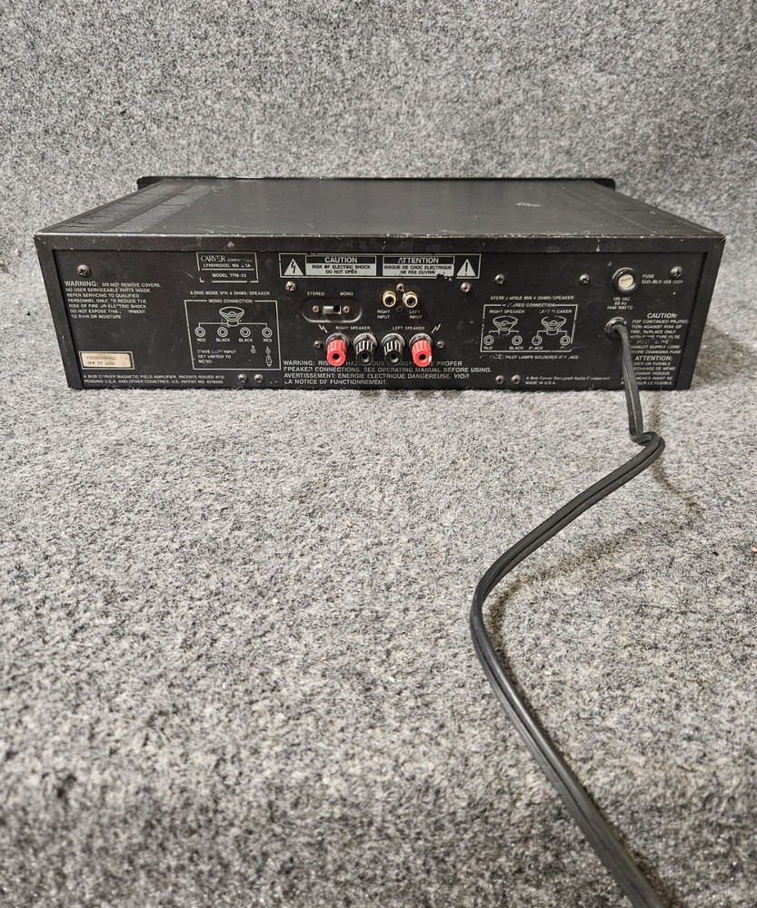 Carver TFM-55 Stereo Amplifier
