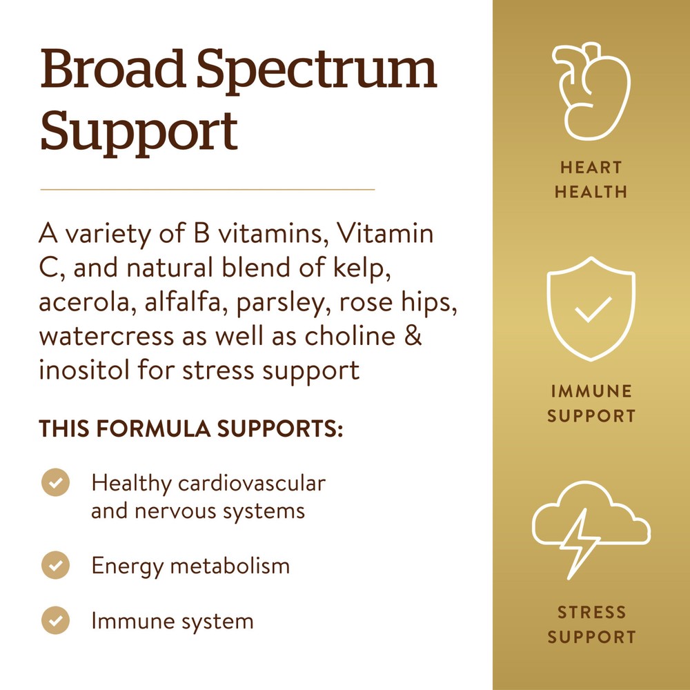 Solgar B-Complex with Vitamin C Stress Formula 250 Tablets