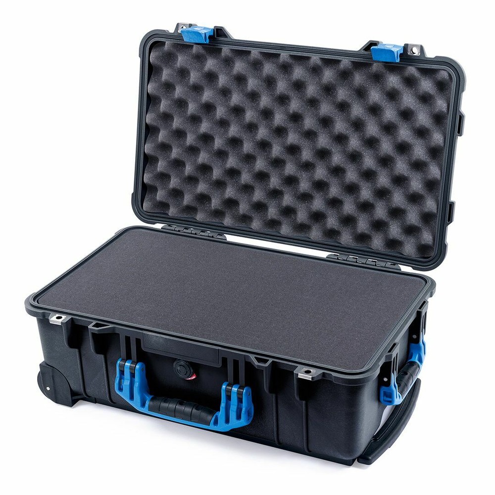 Black & Blue Pelican 1510 case with foam.