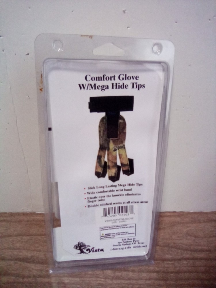 Vista Comfort Glove with Mega Hide Fingertips Small
