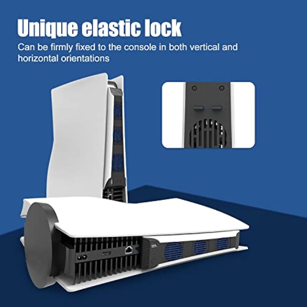 External Cooling Fan Cooler Game Accessories for PS5 PlayStation 5 Host Console