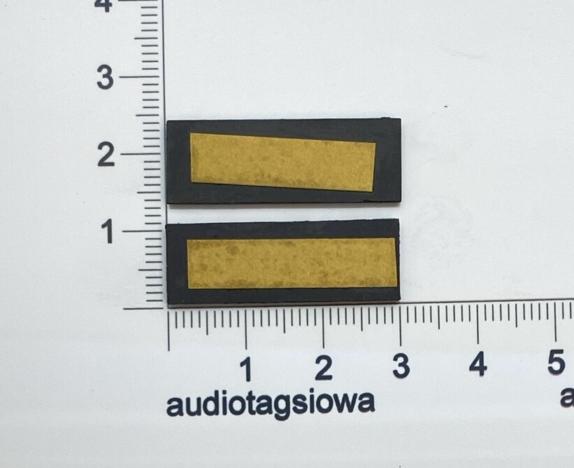 DCM Time Window - Time Frame Speaker Badge Logo Custom Pair Incised Gold/Black