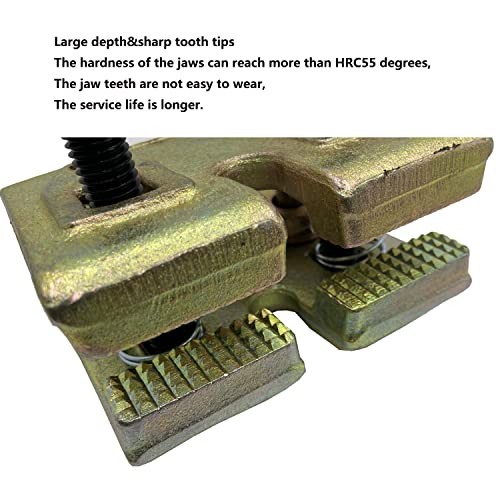 Self Tightening Clamp Puller, 5 Ton Right-Angle Two-Way Auto Body Pull Clamp,