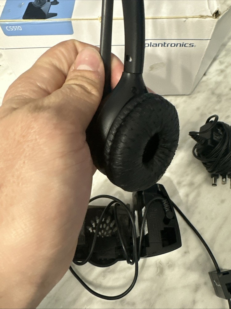 Plantronics CS510 Wireless Headset System w/ Base 84691-01 In Original Box