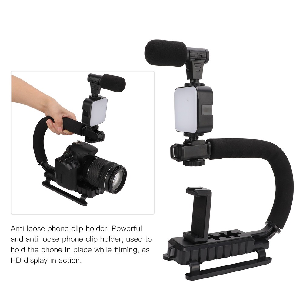 Handheld Video Camera Stabilizer For Stable Low Angle Action Video Recording New