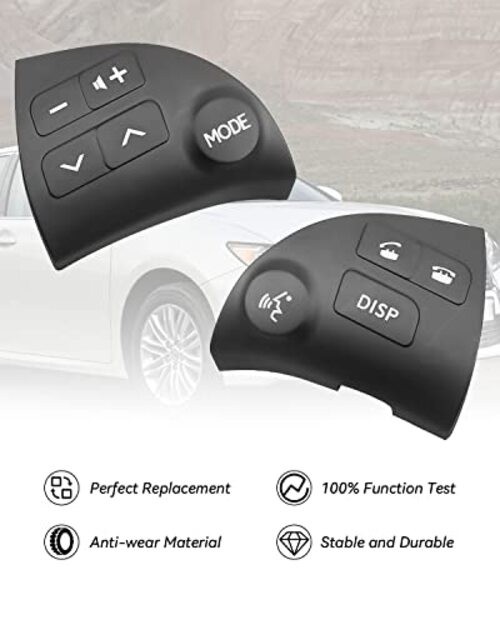 Steering Wheel Volume Control Switch Button Left and Right Fit for Lexus ES350
