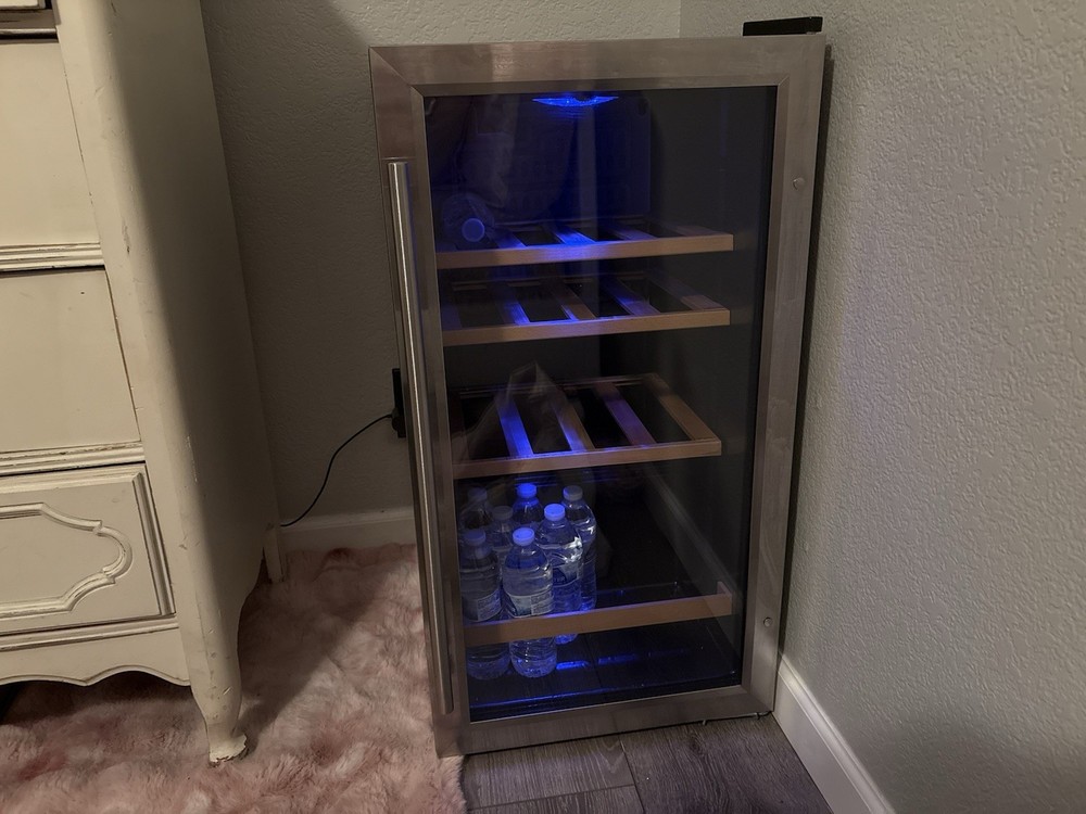 Wine Cooler Refrigerator - 28 Bottles Capacity With Digital Temperature Control
