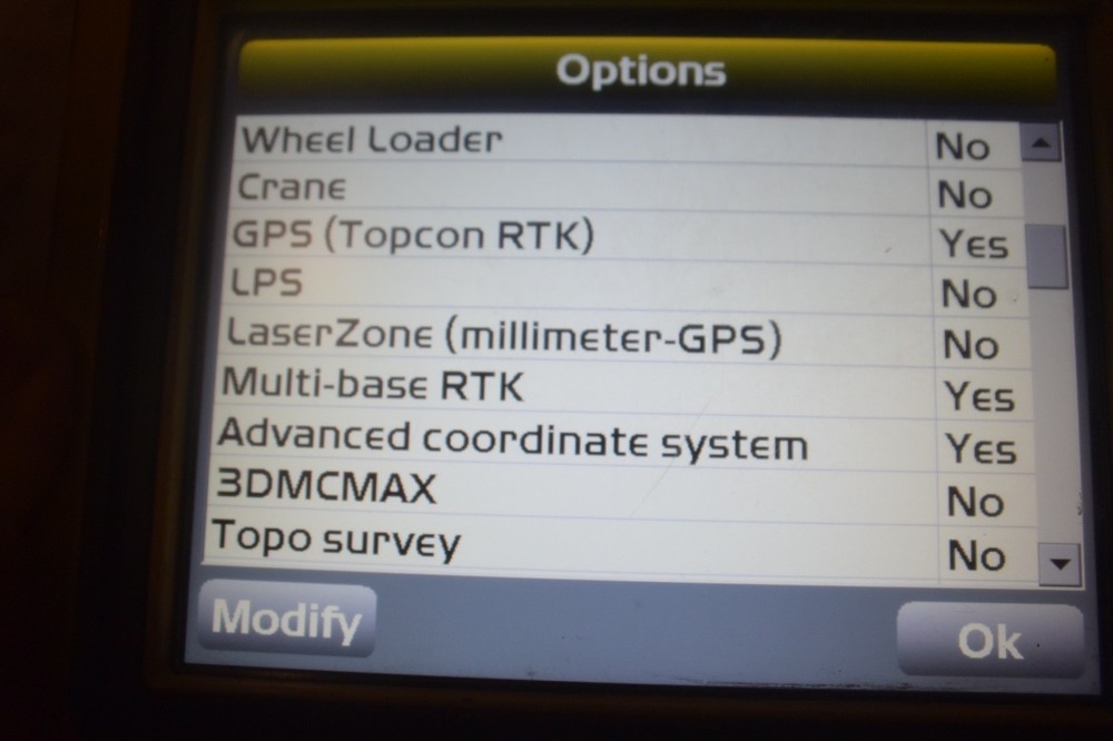 Topcon SmartGrade Control Panel Model GX-55 MANY OPTIONS #482