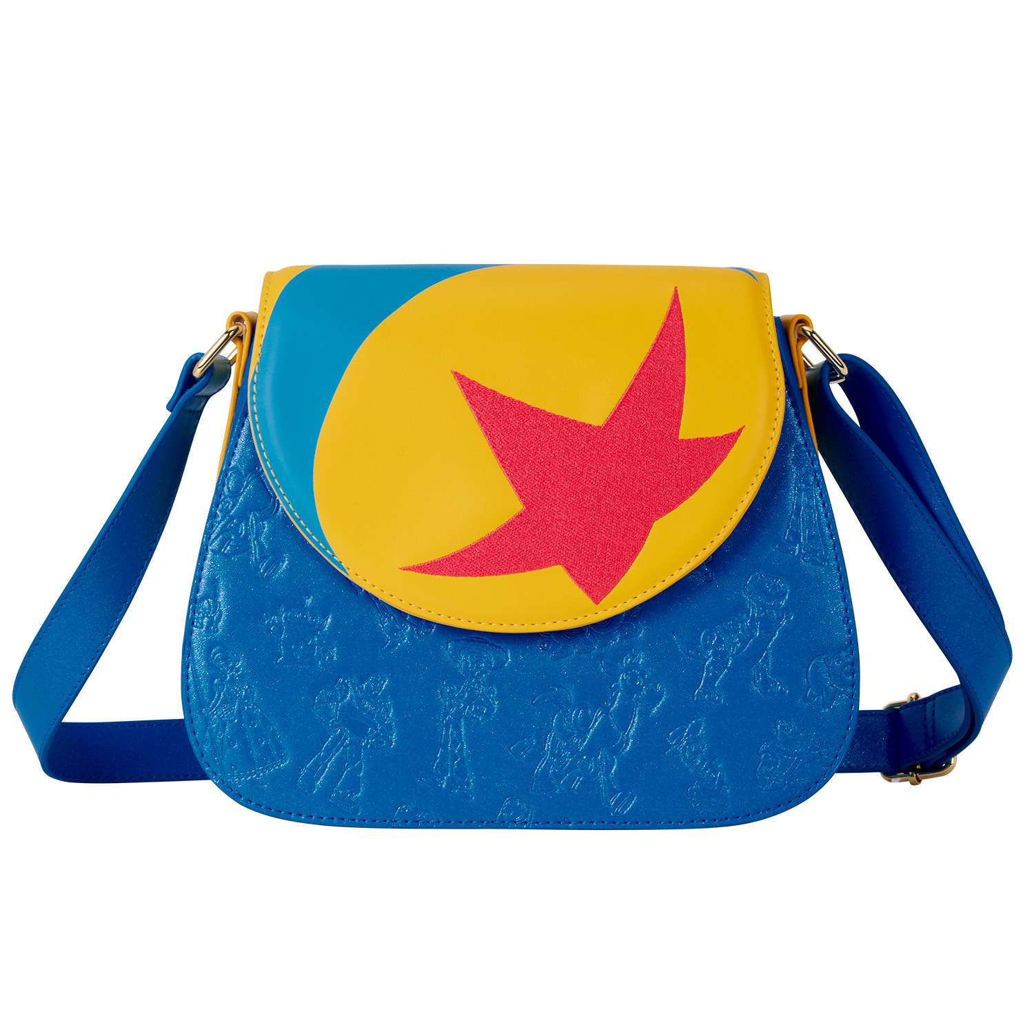 NEW Disney Toy Story Loungefly Crossbody Bag Pixar Ball Blue Limited 1000 Yellow