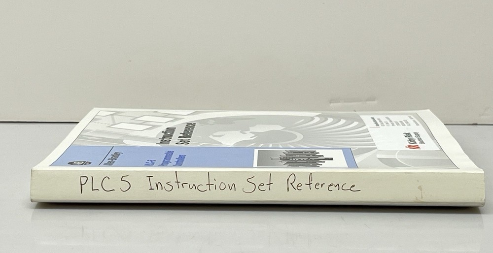 Allen-Bradley 1996 PLC-5 Programmable Controllers Instruction Set Reference