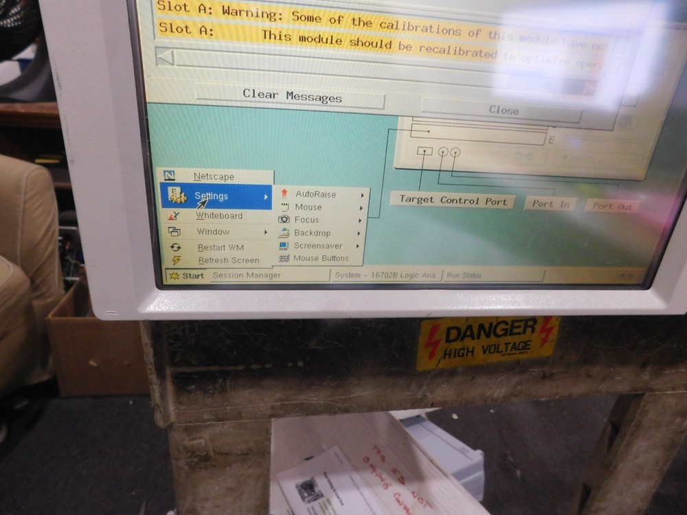 Agilent Model: 16702B Logic Analyzer with HP: 16534A