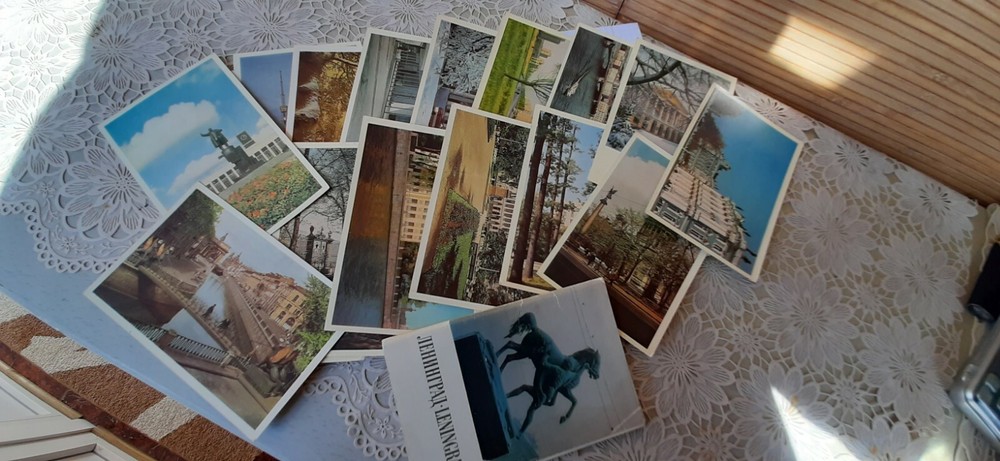 Soviet vintage USSR 1971 Leningrad ! monuments and attractions 16 postcards.