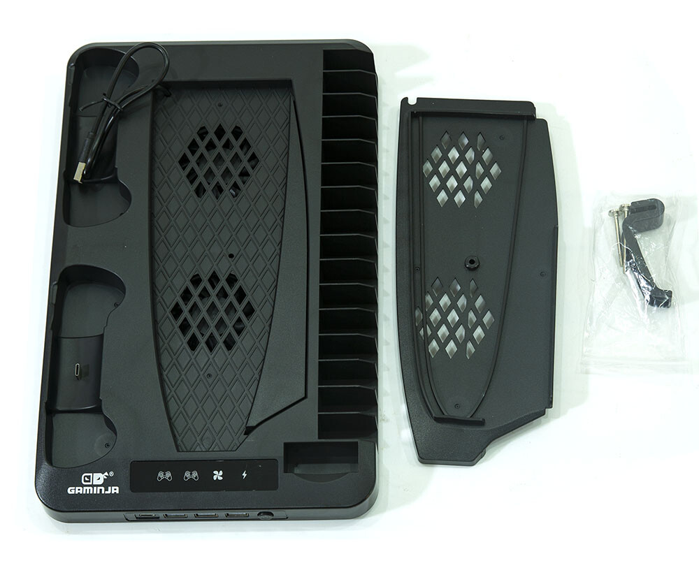 P5 Charging Dock Station Stand Cooling Fan For PS5 Console Dual Controller