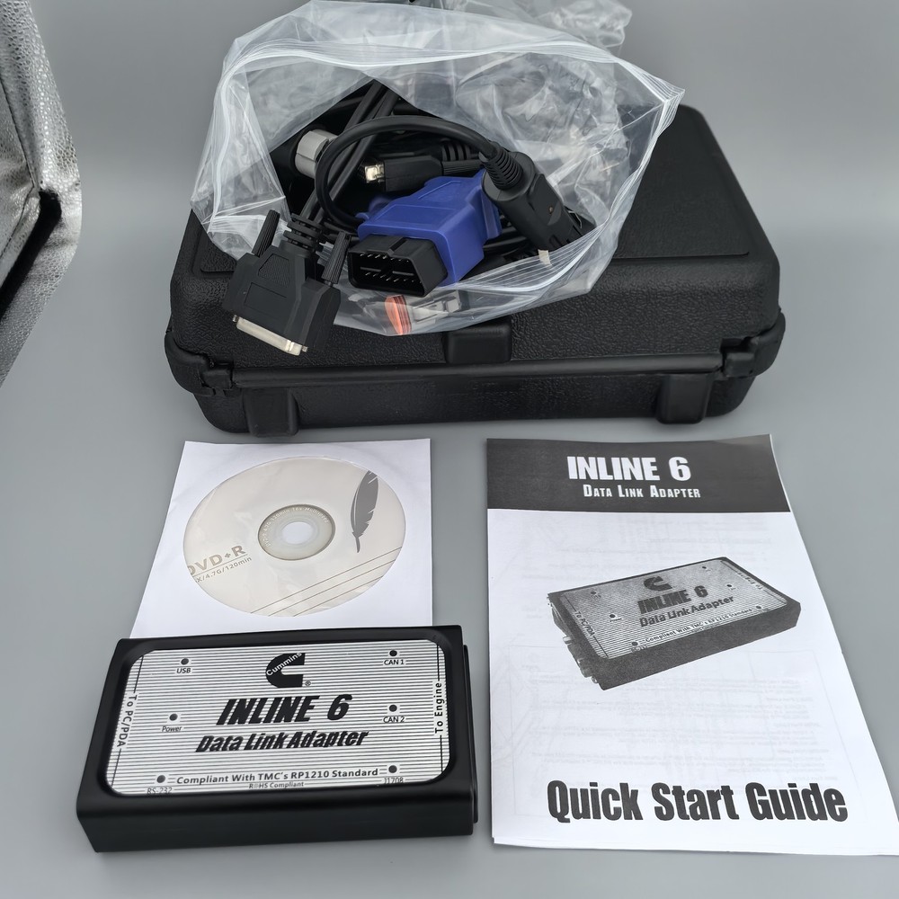 Inline6 Data Link Adapter Heavy Duty Scanner insite v8.7 For Cummins Engine NEW
