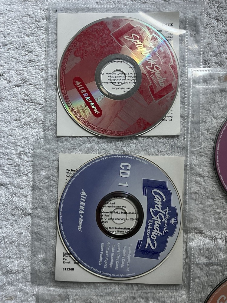 Lot of Hallmark Card Studio Discs