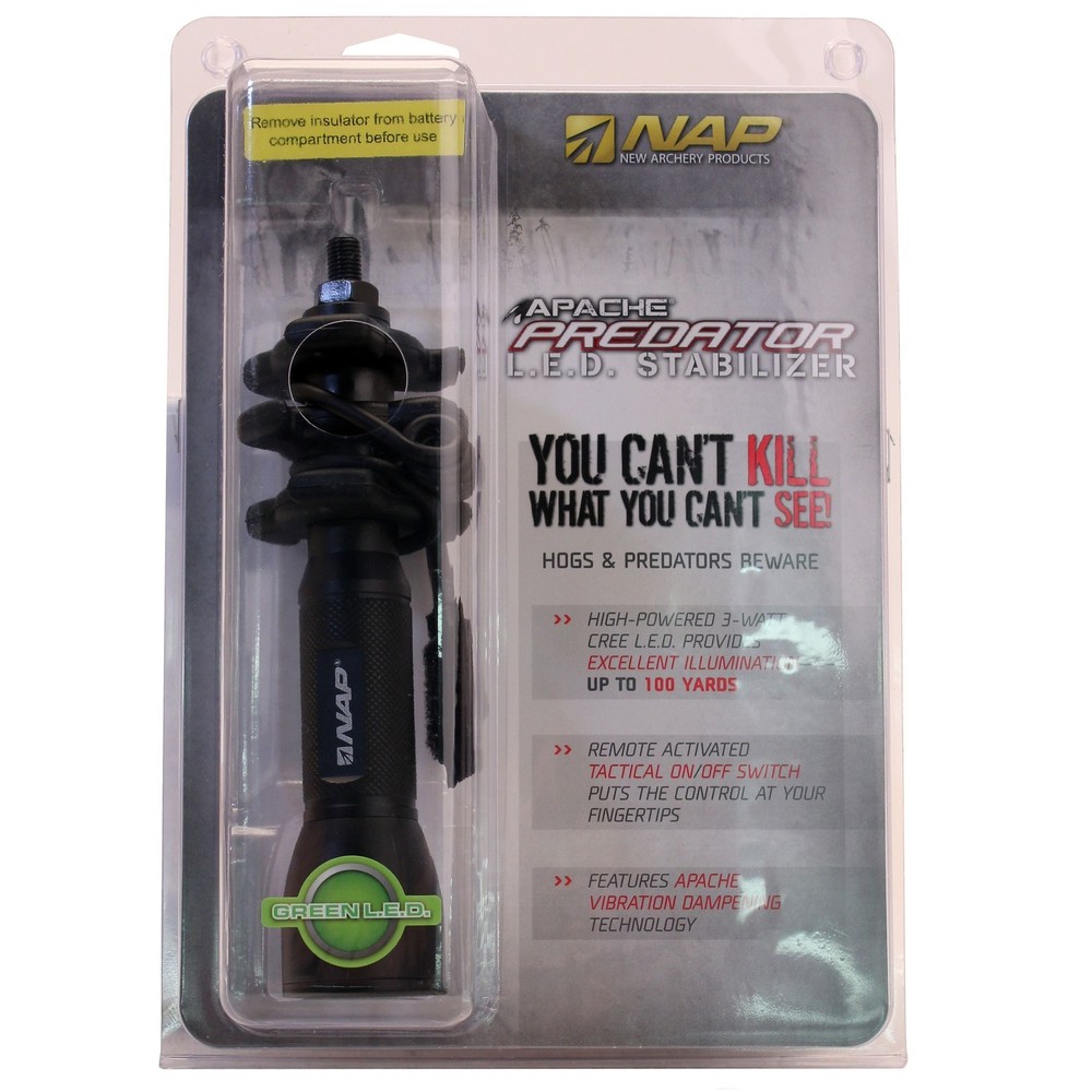 Archery Products Apache Predator Hog Flashlight Green LED 60-795