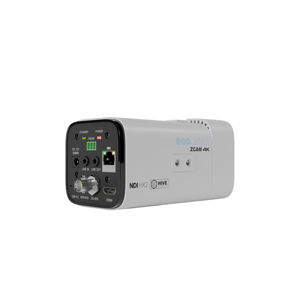 PTZOptics Studio 4K Camera with 12x Optical Zoom (White)